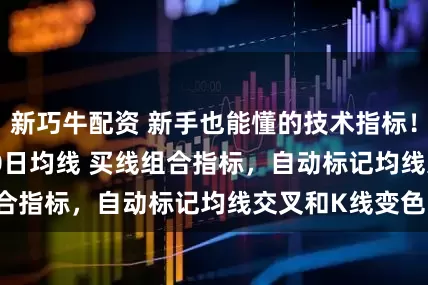 新巧牛配资 新手也能懂的技术指标！5日/60日/200日均线 买线组合指标，自动标记均线交叉和K线变色！